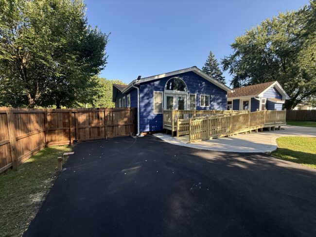 Welcoming exterior of a residential-style assisted living home